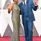Robin Roberts and Michael Straham on the red carpet for the 88th Oscars on Feb. 28, 2016, in Hollywood, Calif.
VALERIE MACON/AFP/Getty Images